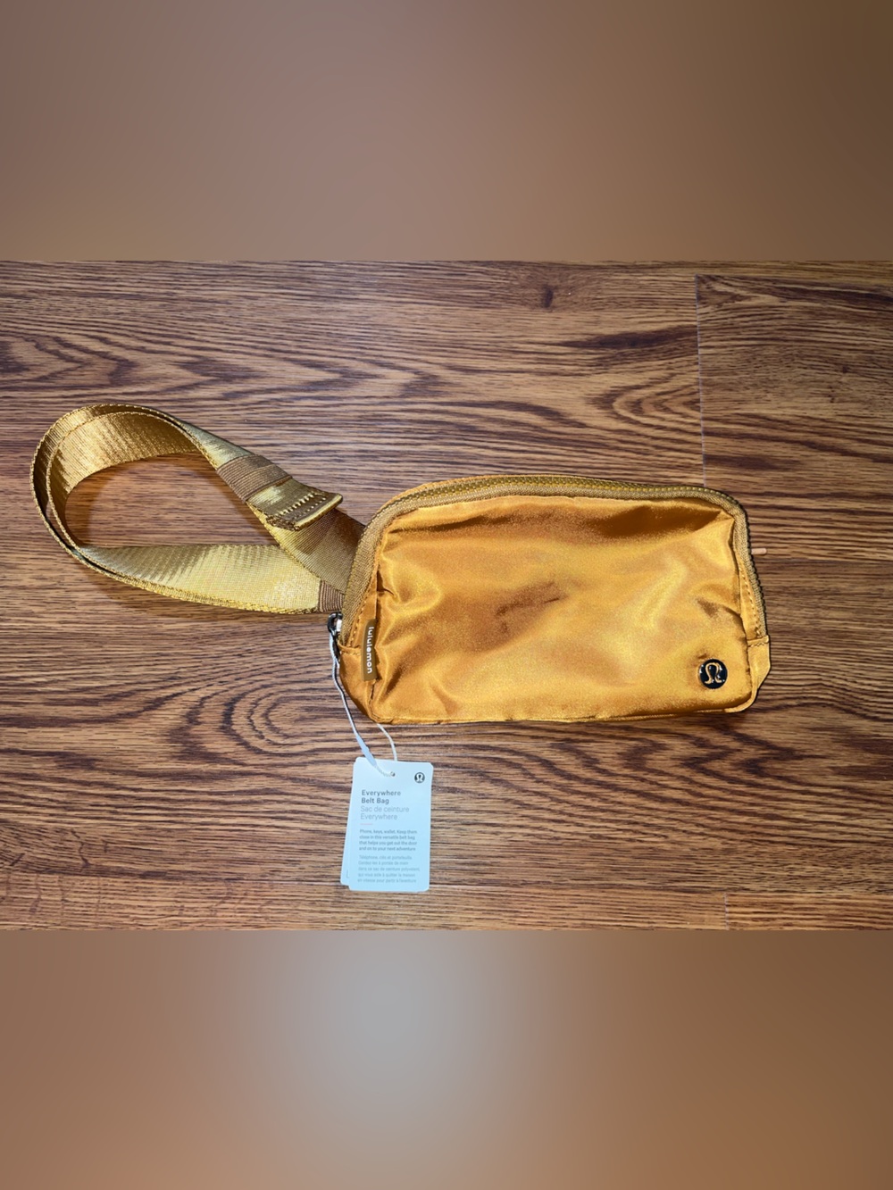 NWT Lululemon 1L caramel belt bag